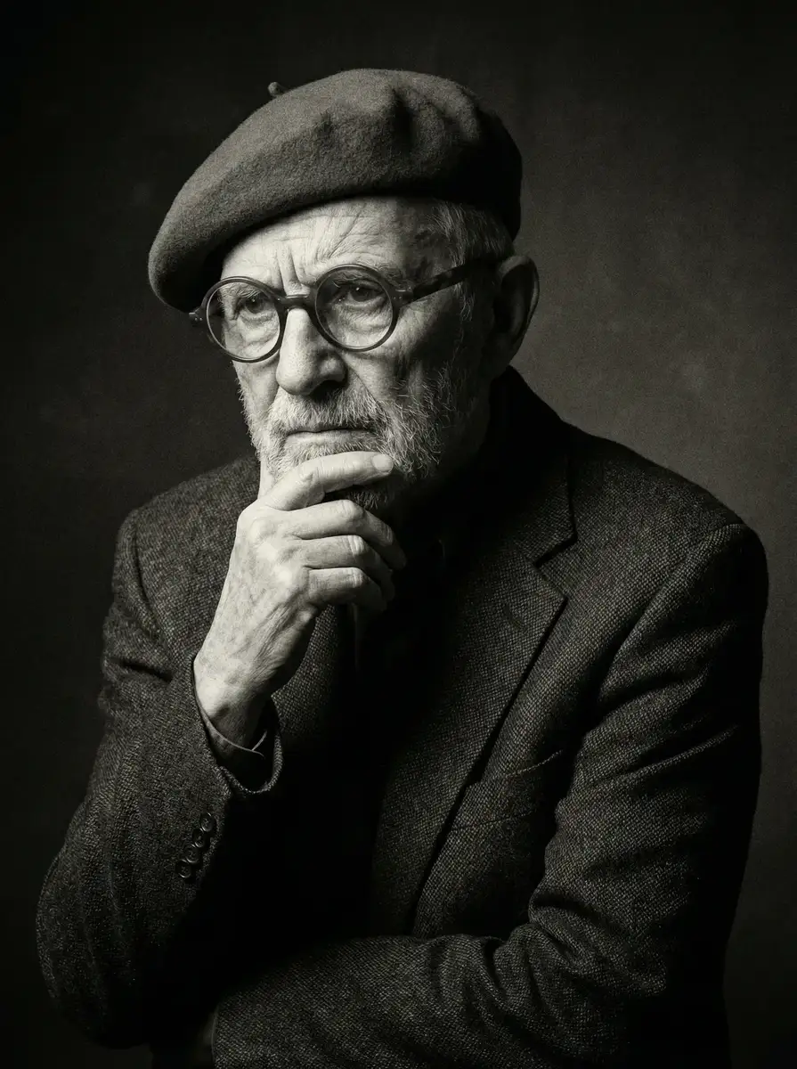 电影导演黑白肖像 - 今日致敬的 小马拉大车 领域先驱